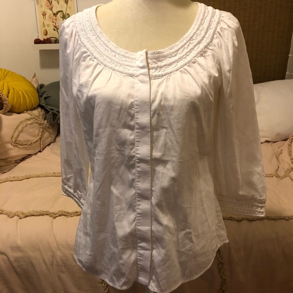 3 for $35 ~ Diane Von Furstenberg White Top!
